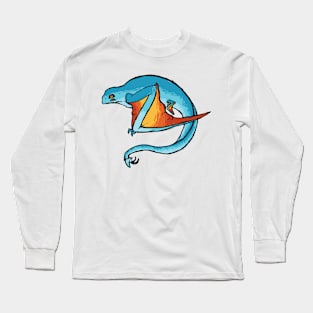 Endless Library Dragon :: Dragons and Dinosaurs Long Sleeve T-Shirt